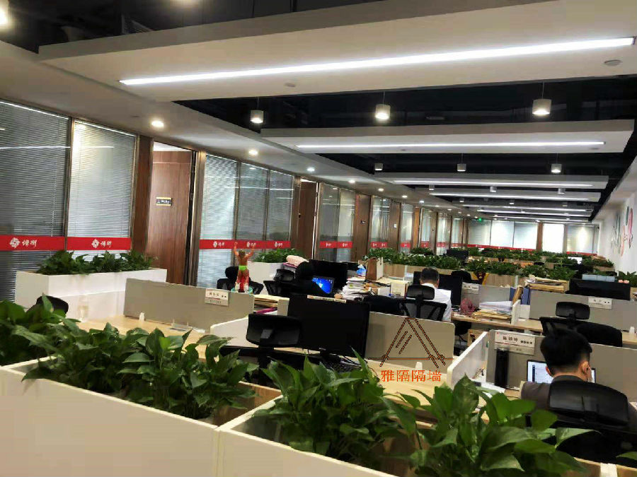 玫瑰金百葉隔斷