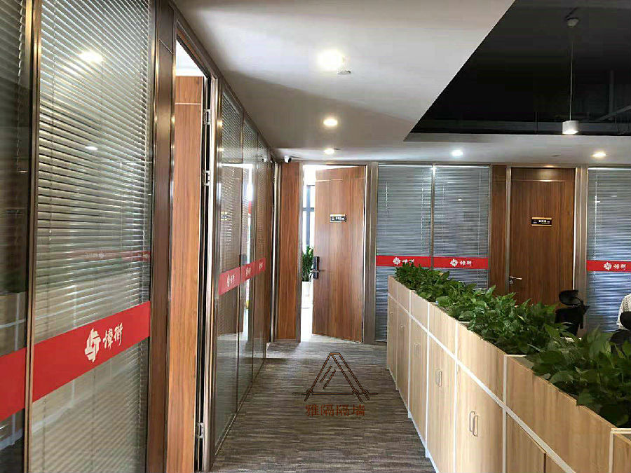 玫瑰金百葉隔斷